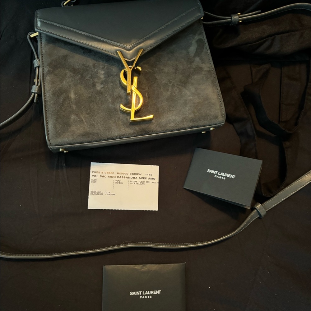 LOOKING TO TRADE!! Bnwt Cassandra mini ysl bag
